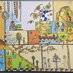 Nr. 4 Erfahrungen, 1994 Öl auf Leinwand, 80x160 cm (Kommerzielle Erfahrung)