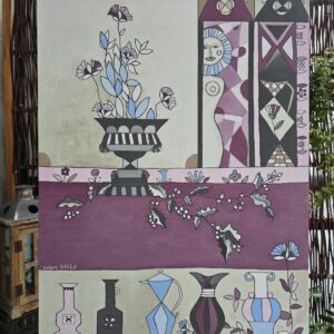 Nr. 19 Das Gefäß, 1997 Acryl auf Leinwand, 60x81 cm