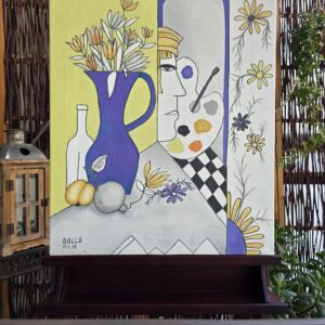 Nr. 22 Il dipinto, 1998 Öl auf Leinwand, 50x 60 cm