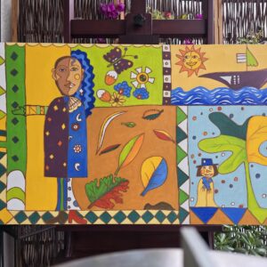 Nr. 24 Vier Jahreszeiten, 1993 Öl auf Leinwand 58x 96 cm