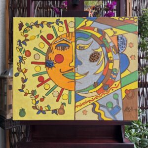 Nr. 27 Tag und Nacht, 1993 Öl auf Leinwand, 50x60 cm