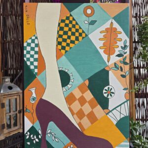 Nr. 35 Der Rock, 1996 Öl auf Leinwand, 46x65 cm