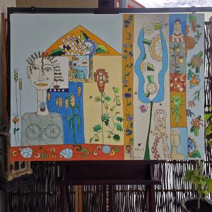 Nr. 14 Gaio, Acryl auf Leinwand, 76x100 cm